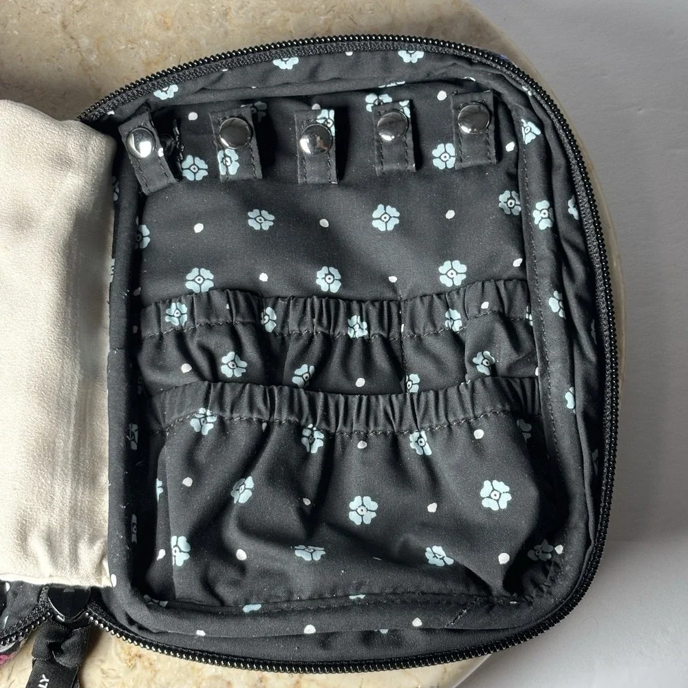 Vera Bradley Zip Around Jewelry Folio Stained Glass Medallion EUC VB‎ - Picture 10 of 10